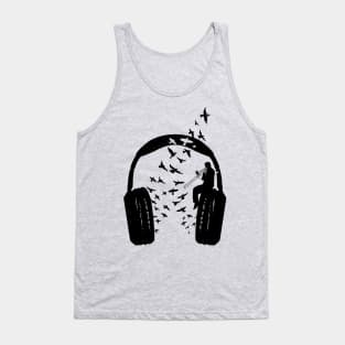 Headphone Trombone Tank Top